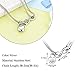 XIUDA Infinity Urn Necklace for Human Ashes Always in My Heart Cremation Necklace Stainless Steel Memorial Ash Jewelry for Women