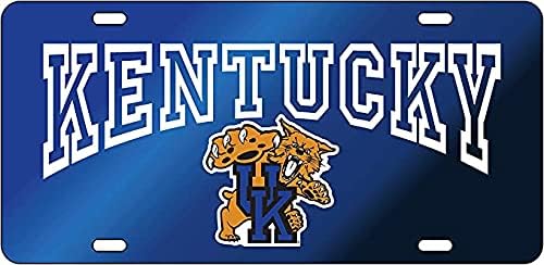 Kentucky Acrylic License Plate Officially Licensed Wildcats Blue Arch
