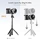 Mini Stativ,K&F Concept MS02 Selfie Stick Tischstativ,Desktop Vloggingstativ mit 360° Kugelkopf,Handystativ mit Handyhalterung, für DLSR Canon Nikon Sony DJI Osmo Pocket 3