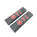 BAIJAC 2 Stücke Kohlefaser Auto Sicherheitsgurt Schultern Schutz Pads Abdeckungen Für Volkswagen Golf GTI 4 5 6 7 MK4 MK5 MK7