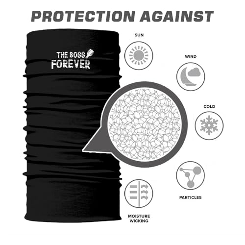 ShopINess Pañuelo Bandana para Fans de Bruce Braga Cuello Multifuncional Unisex Accesorios de Música Rock The Boss (The Boss Forever) - imagen 4