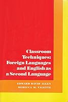 Classroom Techniques: Foreign Languages and English As a Second Language 0155076744 Book Cover