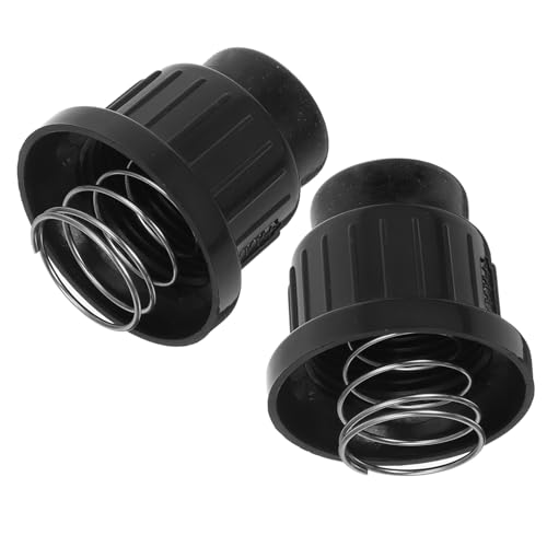 Milisten 2 Stück Grillzündererset für Gasgrill Schwarze Pp Ersatzzünderkappen Vielseitig Verwendbar für Grill Zubehör und Grillersatzteile