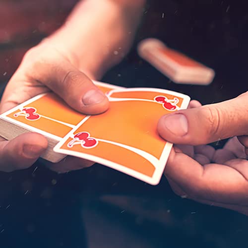 SOLOMAGIA Cherry Casino Summerlin Sunset (Orange) Playing Cards by Pure Imagination Projects, Orange,red,white - Image 2