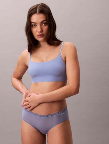 Image of Calvin Klein Women's Invisibles Comfort Seamless Adjustable Skinny Strap Bralette Bra