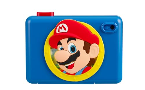 Image of Super Mario Kids Camera with SD Card, Digital Camera for Kids with Video Recording and Built-in Digital Stickers (Super Mario)