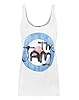 Amplified The Jam Logo White Women's Vest #1