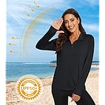 MAGCOMSEN Women's UPF 50+ Lightweight Athletic Jacket Sun Protection Full Zip Long Sleeve Shirts Hiking Outdoor Pockets - Image 2