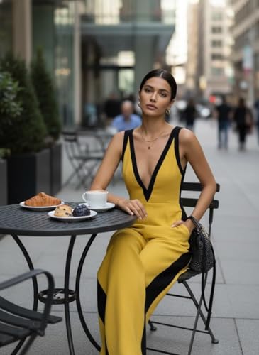 Mono de fiesta elegante para bodas de noche y cócteles sofisticados 2