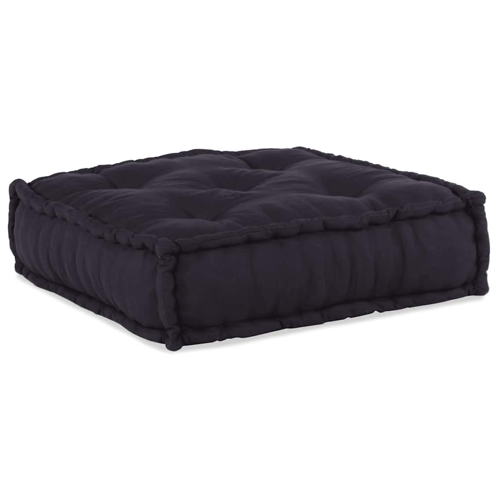 Elemento modulare per divano antracite, 70 x 70 x 36 cm, in cotone, configurabile, morbida imbottitura per interni ed esterni