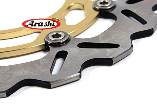 Rotores de disco de freio traseiro dianteiro Arashi para SUZUKI Hayabusa GSXR 1300 2008-2019 ABS 13-
