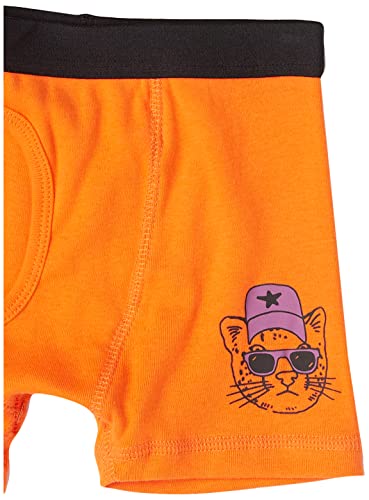 Amazon Essentials Boys' Cotton Boxer Briefs Underwear (Previously Spotted Zebra), Pack Of 14, Multicolor/Big Cats/Jungle/Stripe, Medium #TOP1