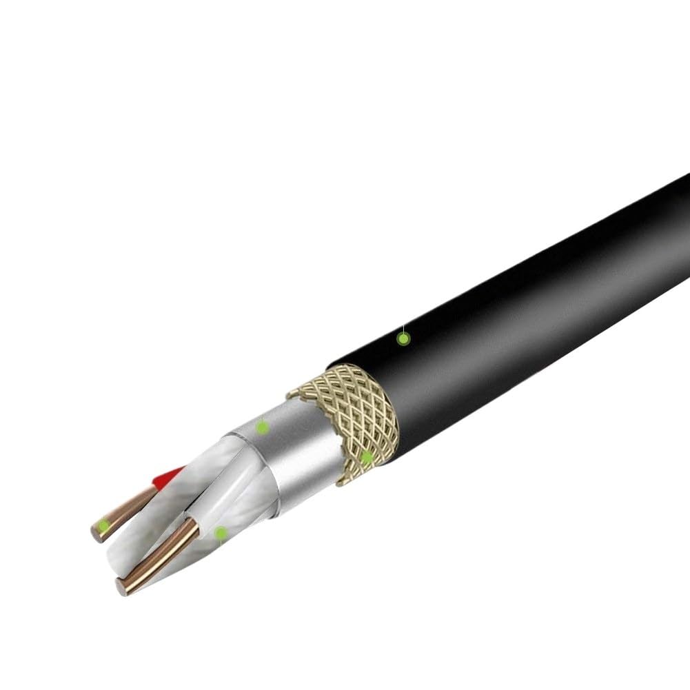 Câble XLR mâle vers femelle M/F pour mixeur de microphone en cuivre OFC 1 m, 1,8 m, 300 cm, 5 m, 10 m, 15 m, 20 m (300 cm)