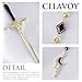 Celavoy Charm Acotar Sword Bookmark - Fantasy Vintage Metal Book Marks Page Mark with Crystal Beads Moon Stars Charms for Women Men Students Teachers Reader Reading Lovers Birthday Gifts Accessories