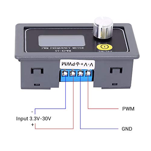 Pwm Pulse Frequency Generator, Icstation Signal Generator Module Dc 3.3V-30V Function Generator 5-30Ma 1-Channel 1Hz-150Khz Pwm Pulse Frequency Duty Cycle Square Wave Lcd Display #TOP2