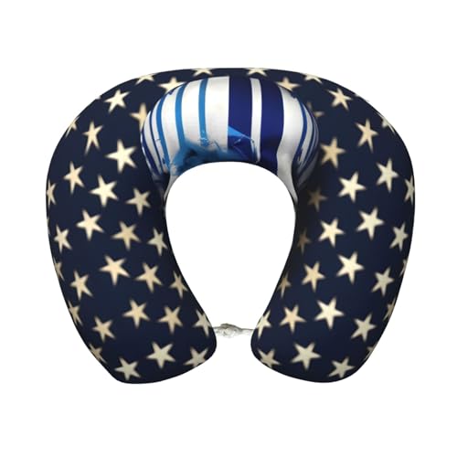 Almohada cuello viaje poliéster talla única negra miniatura 1