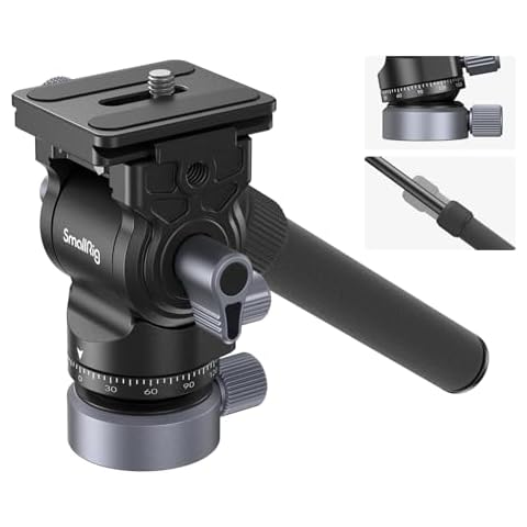 SMALLRIG Fluid Video Head with Quick Release Cover