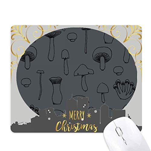 Tapis de souris de Noël en caoutchouc avec illustration de créature mignonne