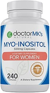 Myo-Inositol for PCOS (240 Count- Value Bottle) by Doctor MK's®