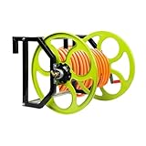 FORRTY Metall Landwirtschaftliche Schlauchtrommel, Garage Schlauchaufroller...