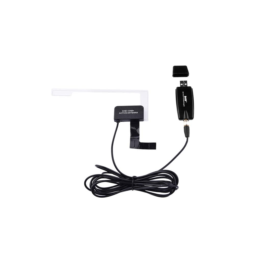Antenne d'extension Dab avec récepteur Adaptateur USB pour Android 4.4 5.1 6 7.1 Lecteur de Voiture Applicable pour l'europe Australie