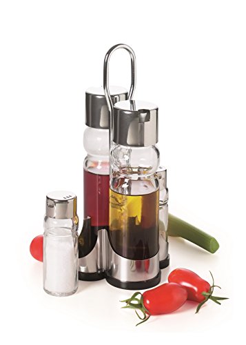 Molecuisine Kit De Aceitera Y Vinagrera 5 Piezas X-Line