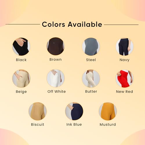 Image of ON&ON Women's Cotton Stretchable Slim Fit Straight Pants Trouser for Casual Wear and Office Wear