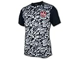 Hochwertiges FCN Aufwärm-Trikot mit Funktionsmaterial für eine bessere Feuchtigkeits- und Temperaturregulierung