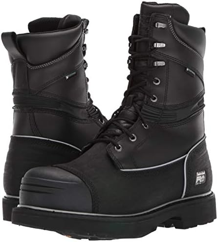 Timberland PRO Men's Gravel Pit 10 inch Steel Safety Toe Insulated Waterproof Internal Metguard Industrial Work Boot, Black, 10 | Image 6