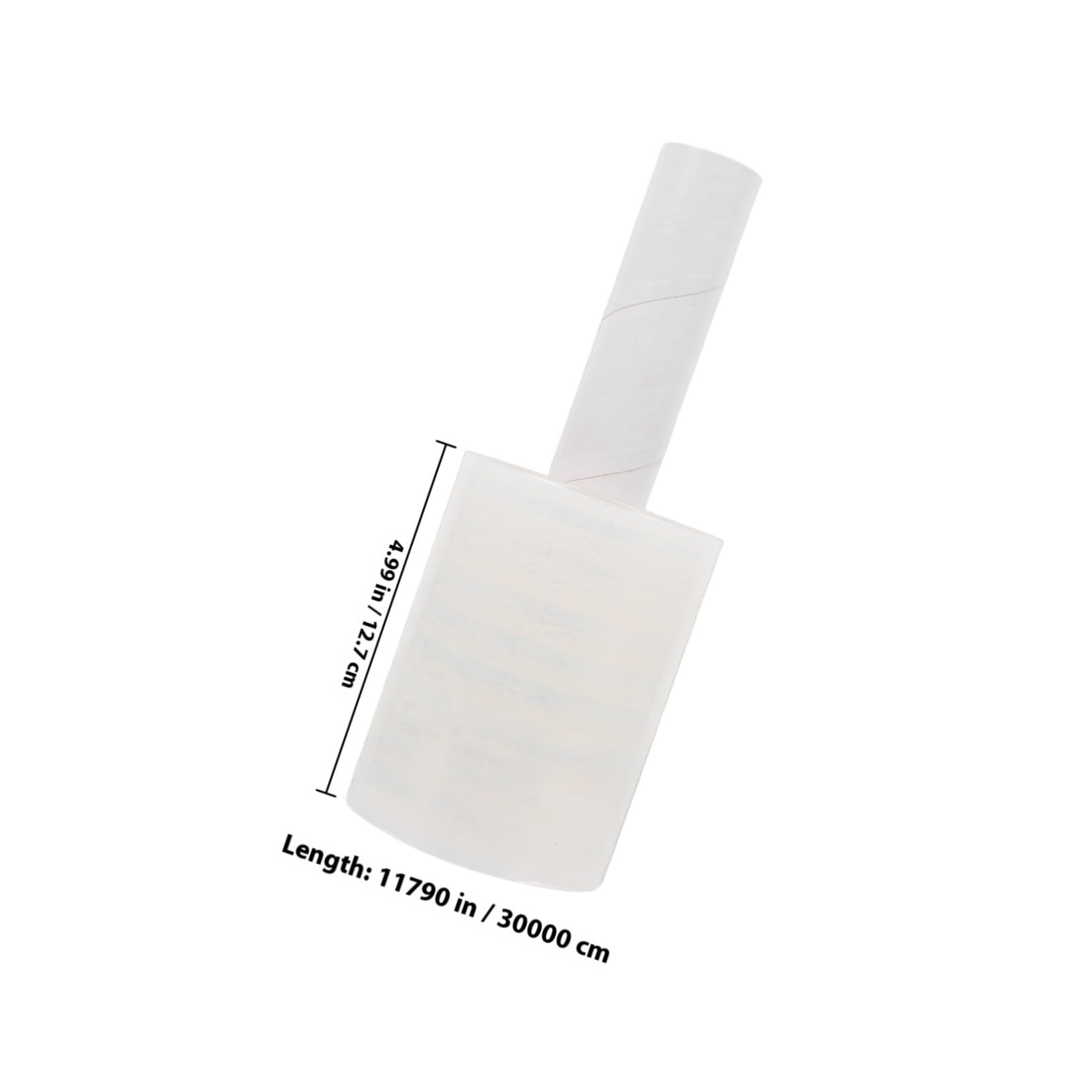 Gatuida Film Étirable avec Poignée Portable Transparent pour Emballage et Déménagement Film Stretch Wrap Robuste pour Protection Fixation et Stockage Sécurisés Objets