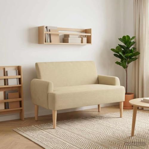 Sofá con tapicería de botones gris y verde claro para salón 3