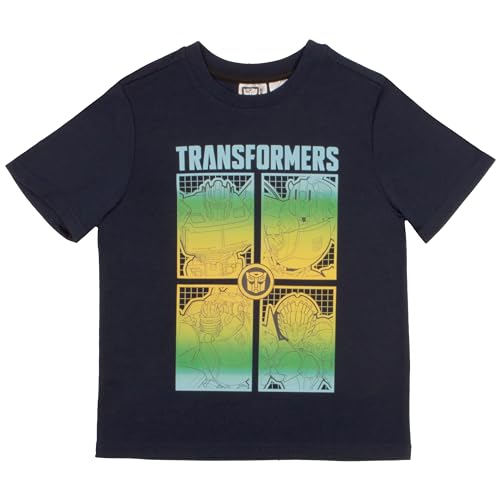 Transformers Boys 3 Piece Short Set Short Sleeve Shirt Tank Top and Shorts Set 3 Pack Bundle for Kids and Toddlers Boys Clothes (Navy Blue and Sky Blue Size 4) - image 3