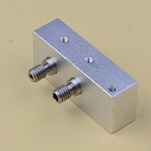 Lysee 3D Printer Parts & Accessories - 2pcs/lot Super Smooth V6 Kraken Titanium Alloy Heat Break Throat TC4 Thermal Barrel for 1.75mm Filament 3D Printer - (Size: 1.75mm(with PTFE))