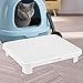 LeeQinersw Cat Litter Step, Cat Litter Footboard, Cat Litter, Step Litter, White