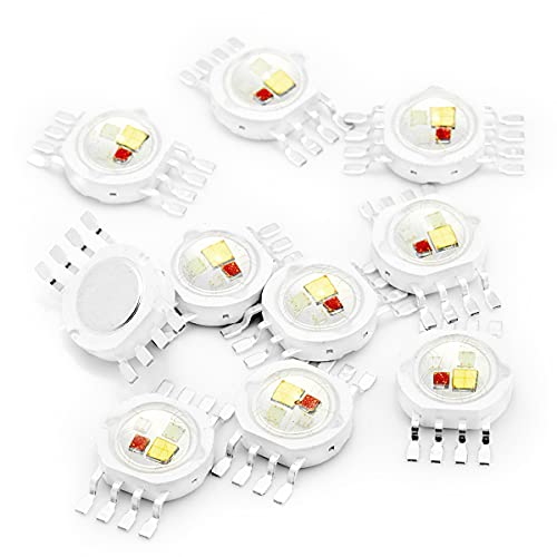 Image of CHANZON 10 pcs High Power Led Chip 4 x 3W RGBW 8 pins