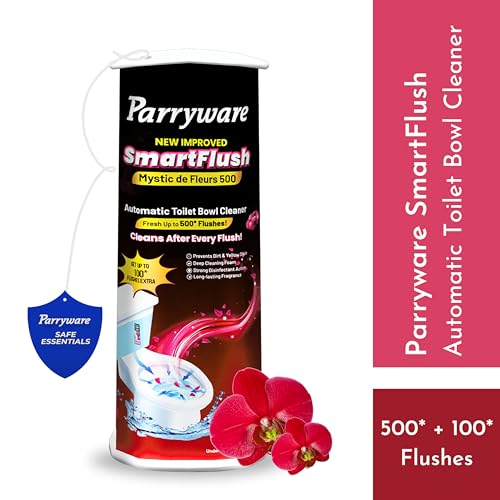 Image of Parryware SmartFlush Mystic de Fleurs 500 - Automatic Toilet Bowl Cleaner upto 500* flushes - 180g (Pack of 1)