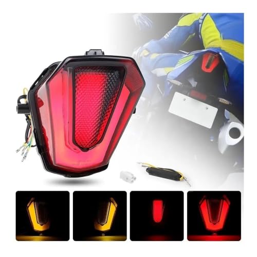 Feu stop moto LED intégré 12V résout le manque de visibilité GSXR - 2