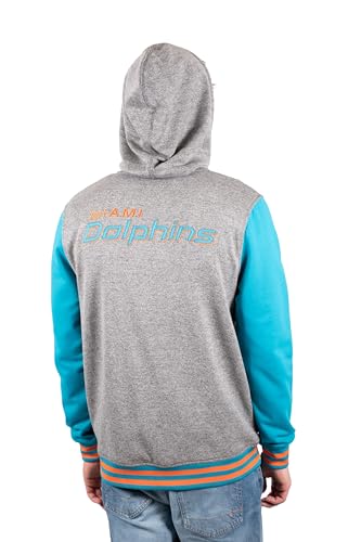 Ultra Game JTM2095A Men'S Standard Full Zip Soft Fleece Hoodie Letterman Varsity Jacket thumb #2