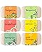 O Naturals 6 Pc Citrus Bar Soap Collection. Vegan Body Soap. Organic ingredients. Acne Face Cleanser Vitamin C Soap, Vitamin E Moisturizing Natural Soap Triple Milled Gift Set Women & Men Skincare 4oz