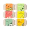 O NATURALS 100 Natural Bar Soap Assorted 6 PCS Soap Gift Set Organic Ingredients Essential Oils Spa Gifts for Women Men Body Wash Soap Bar Face Soap Moisturizing Organic Citrus Soap