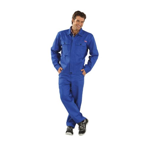 Preisvergleich Produktbild Latzhose kornblau / schwarz 52 KÜBLER