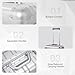 VentureVault All Aluminum Carry On Luggage 22x14x9 Airline Approved，Zipperless Luggage Premium Aluminum Suitcase Luggage, Hard Shell Carry On Luggage with Spinner Wheels (silver, 20inch)
