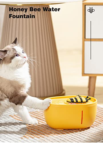 NUTOT Dispensador de água para gatos inteligente silencioso elétrico saudável para animais de estima