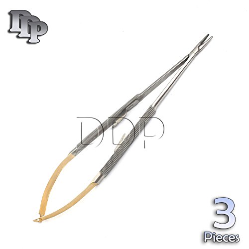 DDP 3 PCS T/C CASTROVIEJO Needle Holder 7