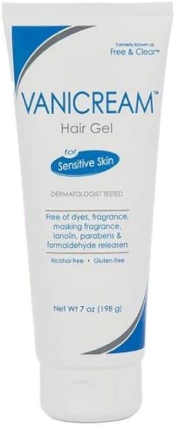 Free & Clear Hair Styling Gel for sensitive skin - fragrance free - 7 ounce