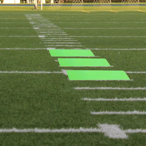 Marcadores de cancha de tenis en color verde impermeables de PVC rectangular de 6 piezas 6