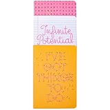 ban.do Rough Draft Notebook Journal Set of 3, Soft Cover Stitch Notebooks with 32 Lined Pages Each (Infinite Potential)