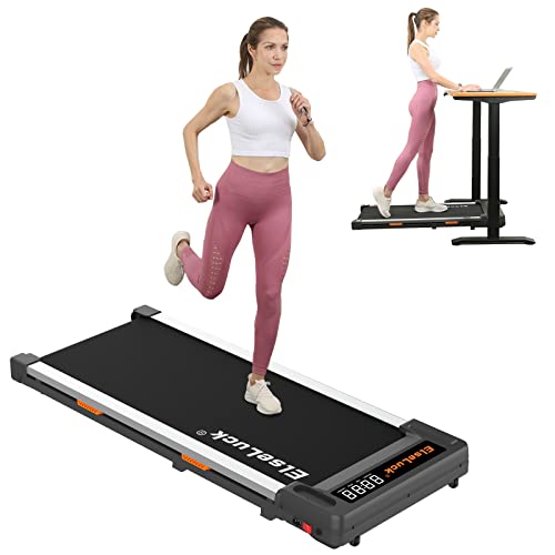 Elseluck Under Desk Treadmill, Portable Walking Pad With Remote Control For Home, Office, 2-In-1 Walking Jogging Machine With Led Display #TOP1