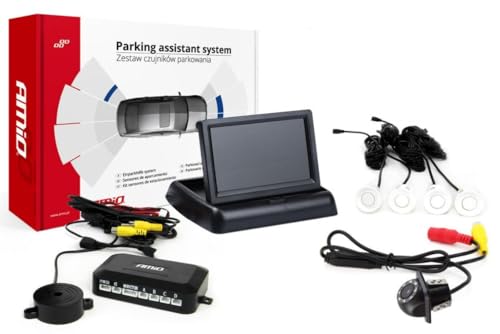 AMiO Système d'aide au stationnement avant et arrière Jeu Radar de recul 02679