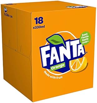 Fanta Orange Cans, 18 x 330 ml